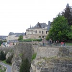 Remnants of the Luxembourg City fortifications