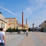 Happy to the in the Pilsner Urquell Brewery