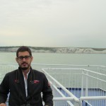 Enrique at the the White Cliffs of Dover