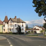 Pretty entrance to a small Czech Town on our way to Klenova